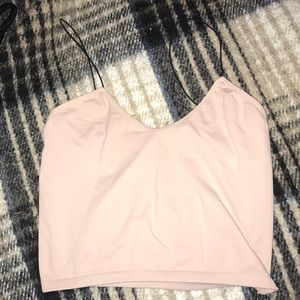 Blush colored free people crop too